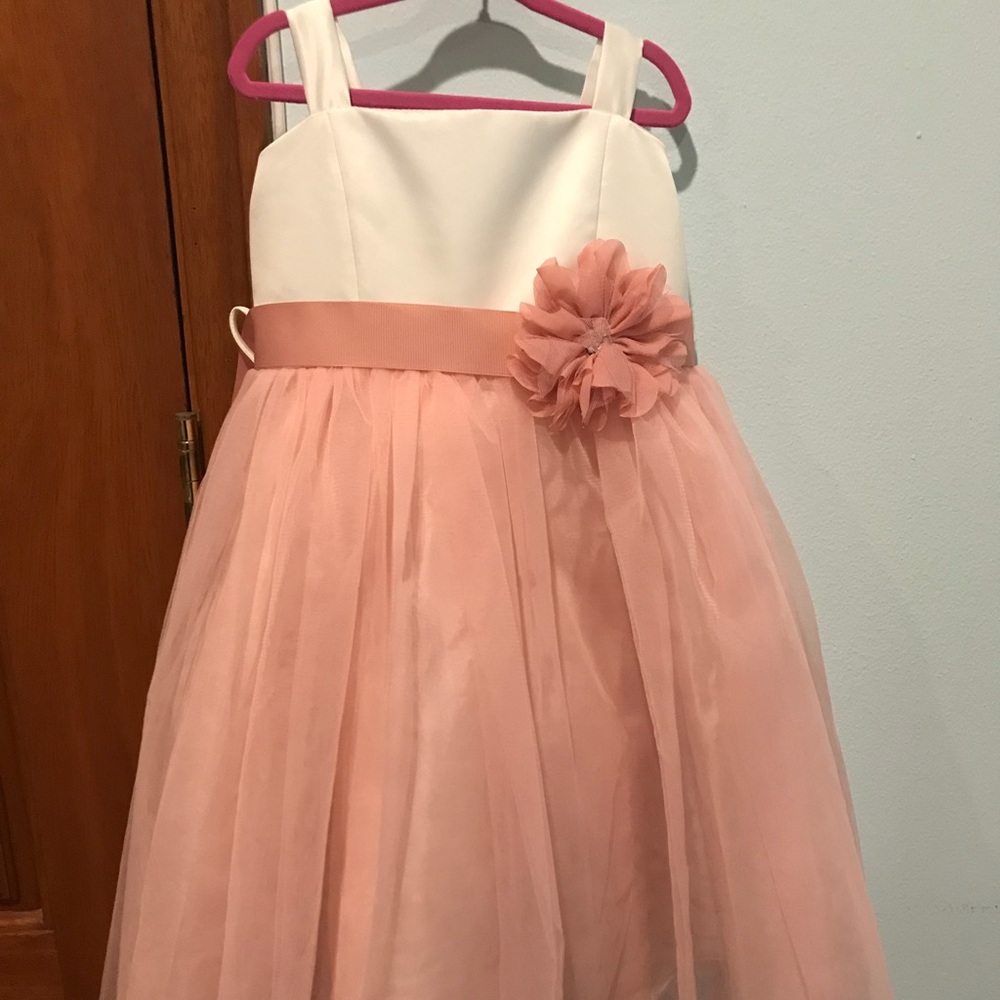 Blush Flowergirl Dress